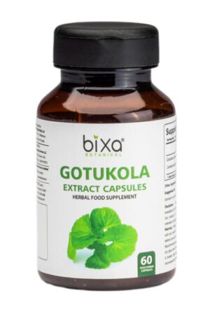 Version 1.0.0 Botella bixa BOTANICAL suplemento natural Gotu Kola 60 cápsulas