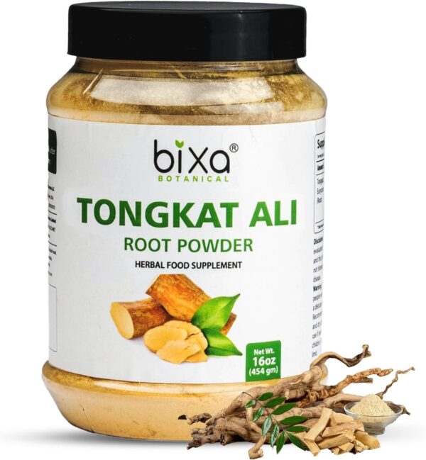 Tongkat Ali polvo – etiqueta frontal