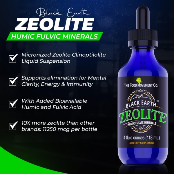 Version 1.0.0 Label close-up with zeolite formula