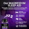 Etiqueta lateral del producto Black Forest Sleep Aid