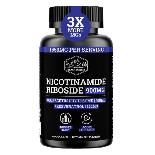 Black Forest NAD 900 mg frenta etiqueta