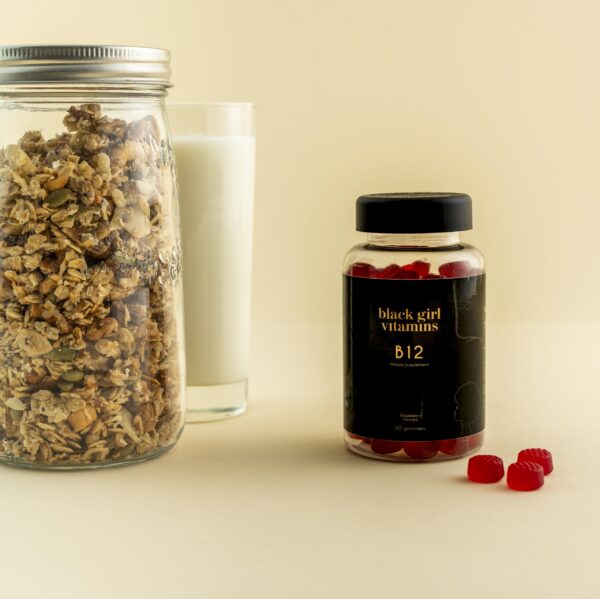 Gomitas B12 sabor frambuesa detalles