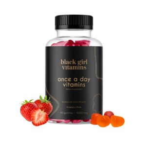 Version 1.0.0 Black Girl Vitamins gomitas multivitaminas mujer sabor fresa