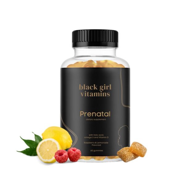 Version 1.0.0 Gomitas prenatales Black Girl Vitamins frasco