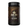 Frente del frasco de Shilajit Black Lotus con miel cruda