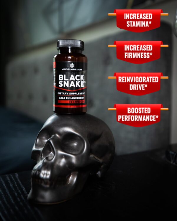 Black Snake mejora el flujo sanguíneo y la dureza