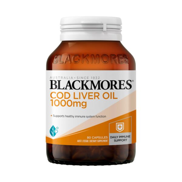 Frasco de Blackmores Aceite de hígado de bacalao