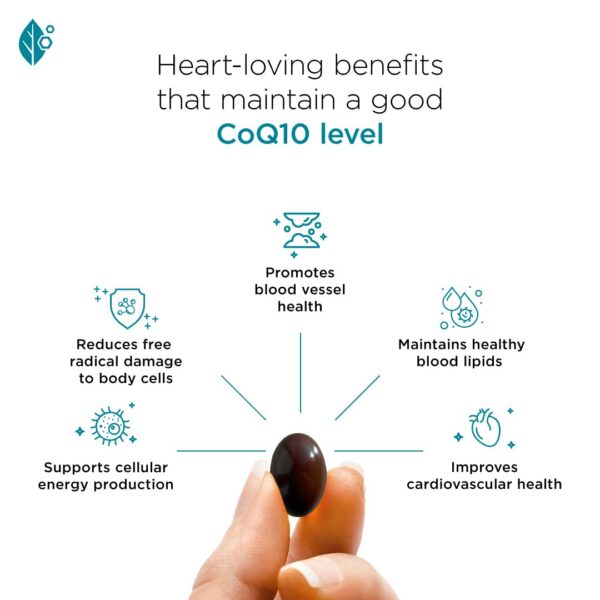 Version 1.0.0 Frasco de CoQ10 con etiqueta