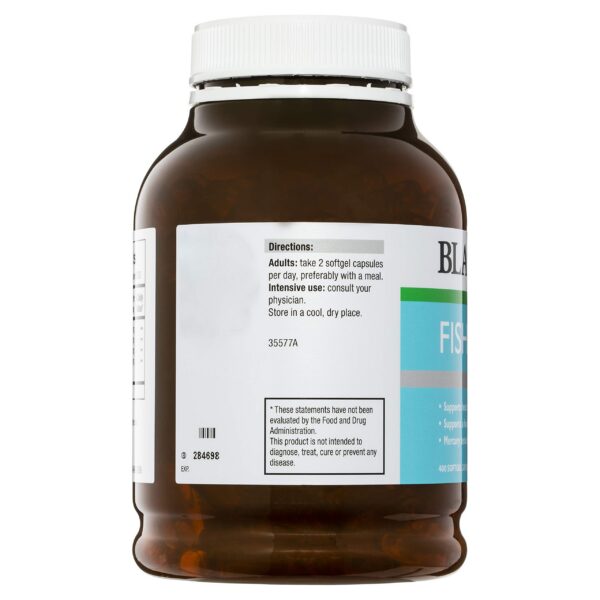 Etiqueta de Blackmores Fish Oil 1000