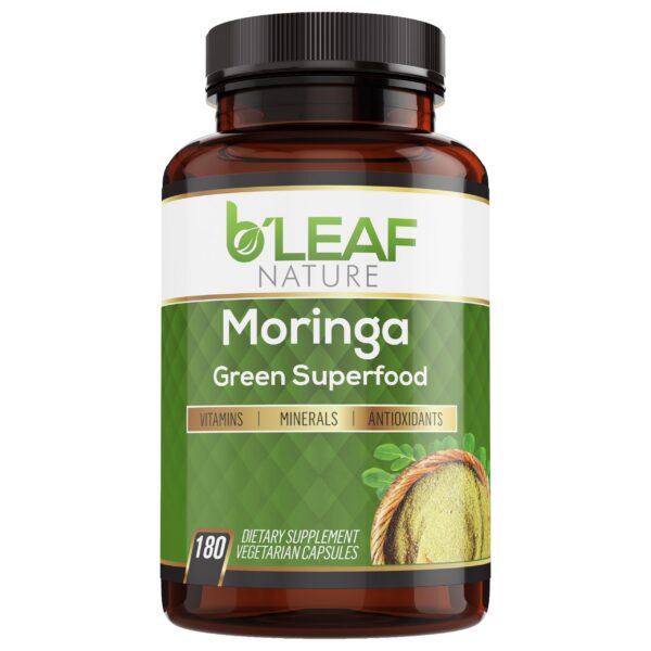 Version 1.0.0 B'LEAF NATURE moringa orgánica cápsulas 180 unidades