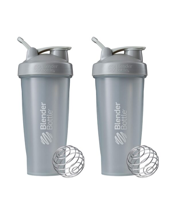 Frente de BlenderBottle Classic Shaker Gris Pebble