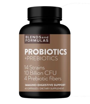 Blends and Formulas probióticos 14 cepas prebióticos botella