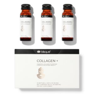 Blisque colágeno líquido tri-péptidos etiqueta frontal