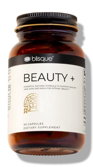 Frasco Blisque con cápsulas de belleza