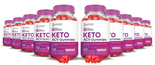 Version 1.0.0 Bliss Keto ACV Gummies paquete 10 con 1000mg vinagre sidra