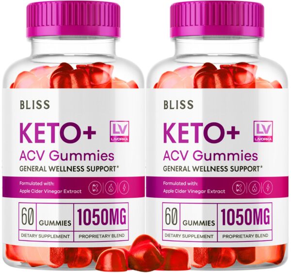 Bliss Keto ACV Gummies paquete 2 de 60 unidades