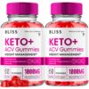 Bliss Keto ACV Gummies suplemento vinagre sidra manzana