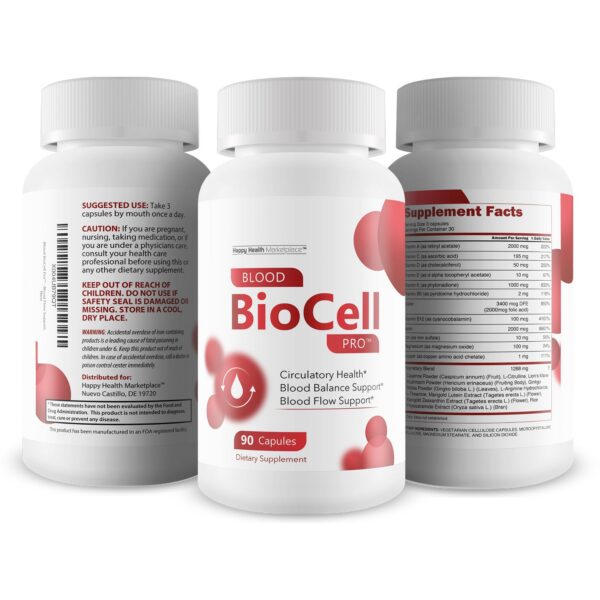 Cápsulas Blood BioCell Pro en caja