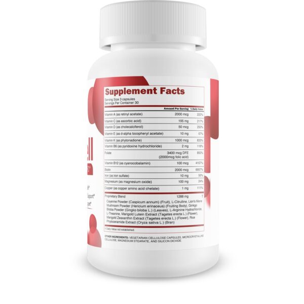 Etiqueta Blood BioCell Pro Magnesio 12 - detalle