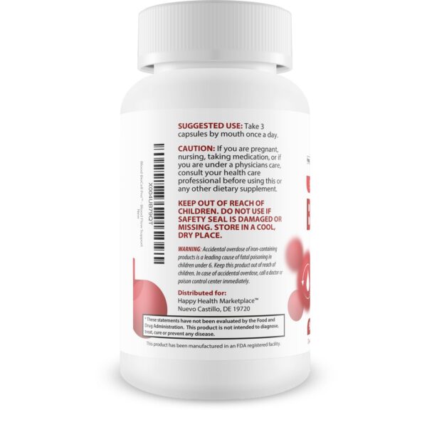 Envase Blood BioCell Pro con 90 cápsulas