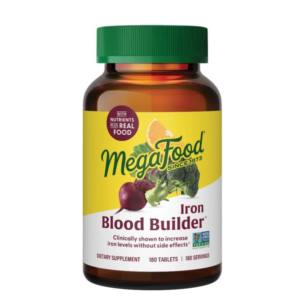 Blood Builder etiqueta frontal del producto
