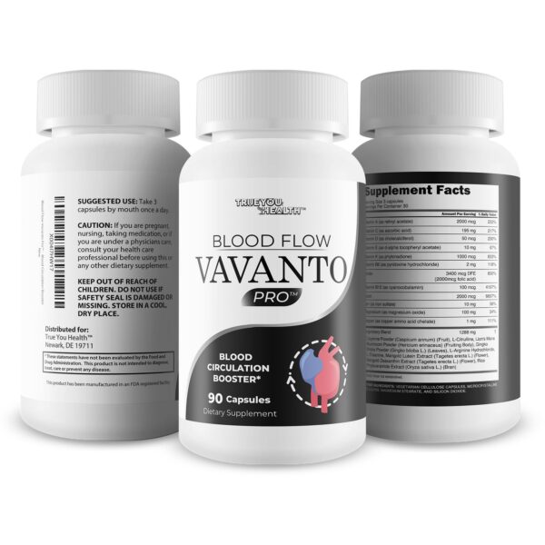 Frasco Blood Flow Vavanto Pro con tapa