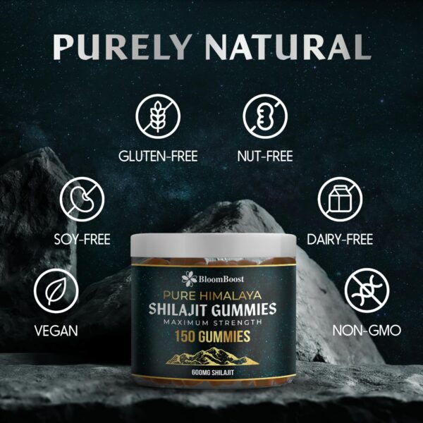 Shilajit Gomitas BloomBoost ingredientes