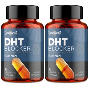 Bloqueador de DHT con Saw Palmetto y Biotina para crecimiento capilar