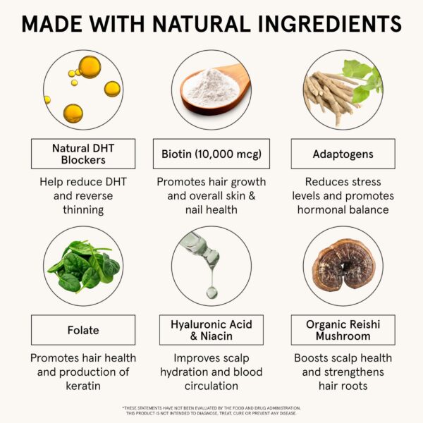 Bloqueadores naturales de DHT para salud capilar