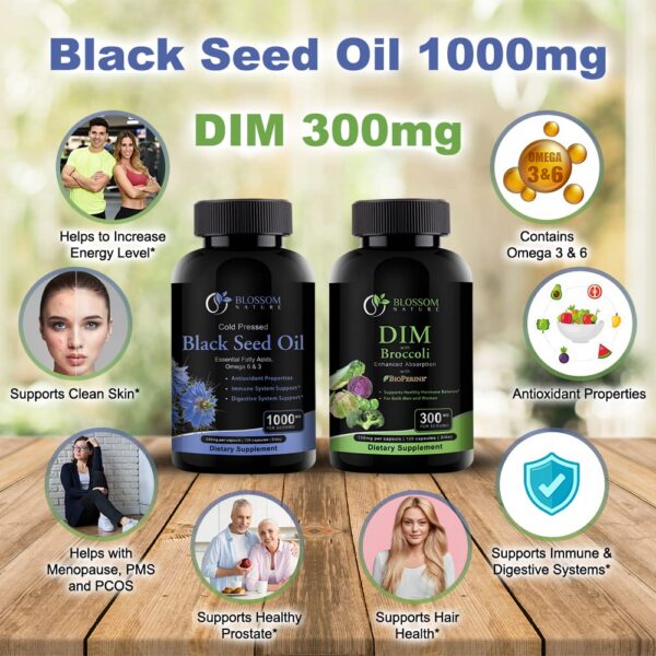 Etiqueta frontal de Blossom Nature Black Seed Oil