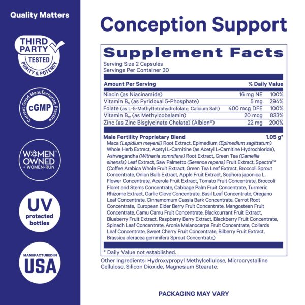 Frasco con cápsulas Blue Stork