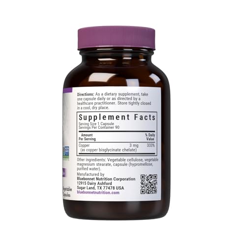 Etiqueta frontal cobre quelado Bluebonnet