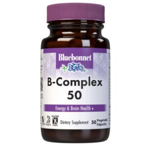 Version 1.0.0 Bluebonnet complejo b 50 cápsulas vegetales para energía y nervios