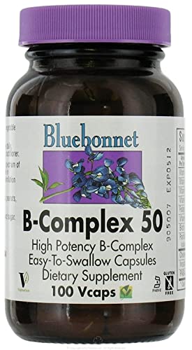 Version 1.0.0 Bluebonnet complejo B 50 cápsulas vegetales frontales
