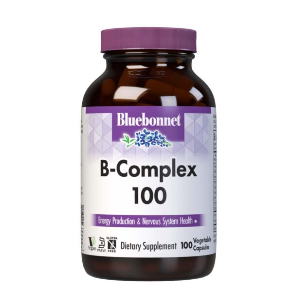 Bluebonnet complejo vitamina b 100 cápsulas veganas