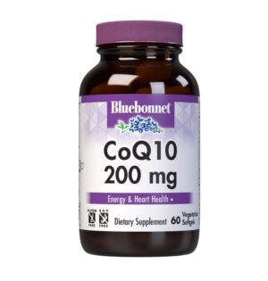 Bluebonnet CoQ10 200 mg cápsulas blandas vegetarianas