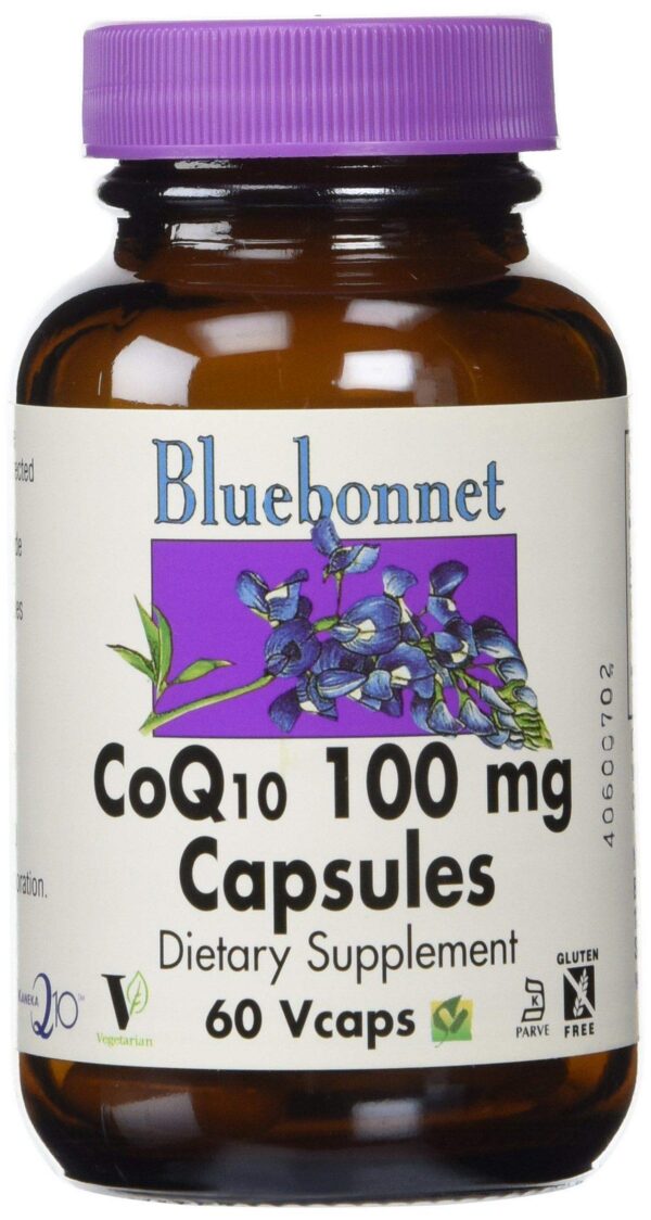 Version 1.0.0 BlueBonnet cápsulas vegetarianas de CoQ-10 100 mg para salud cardiovascular