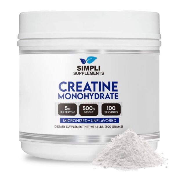 Version 1.0.0 Frasco de BlueBonnet Creatine Monohydrate Powder 500 g