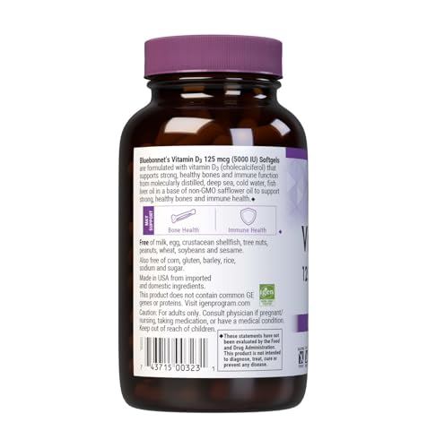 Frasco con cápsulas blandas de D3