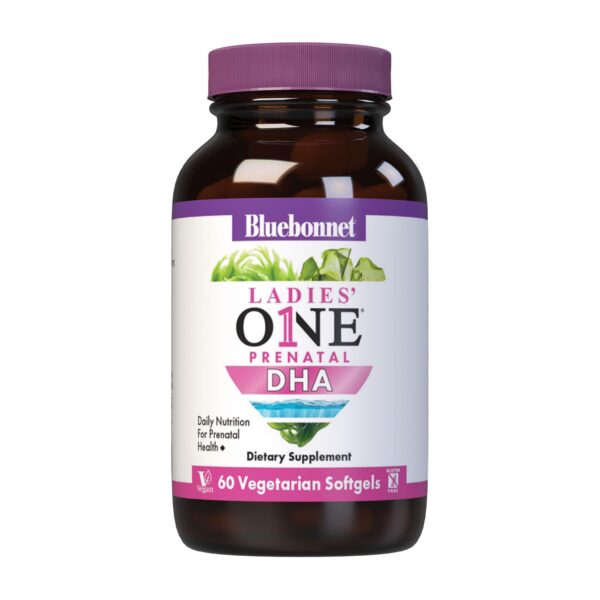 BlueBonnet Early Promise cápsulas vegetales prenatal DHA 200 mg