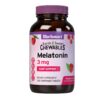 Bluebonnet EarthSweet melatonina 3 mg tabletas masticables sabor frambuesa