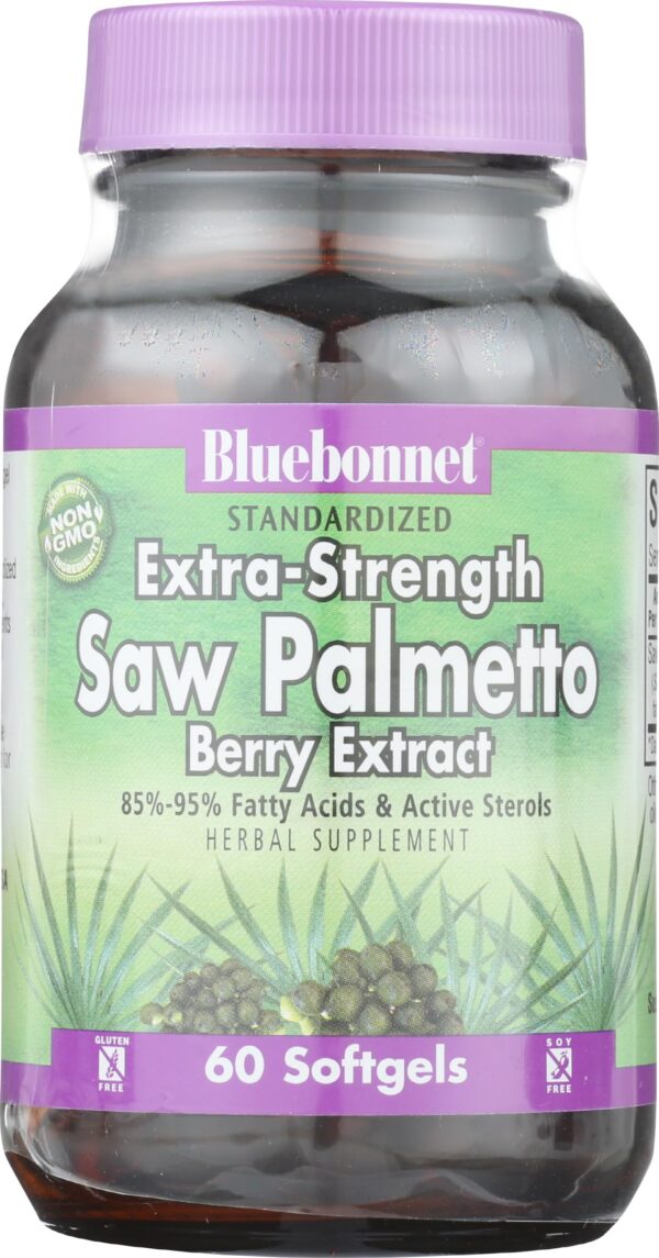 Version 1.0.0 BlueBonnet extracto extra fuerte Saw Palmetto 60 cápsulas