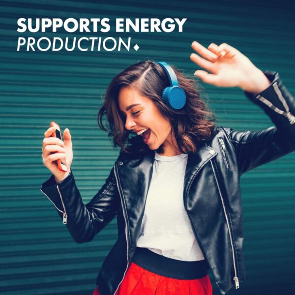 Cápsulas vegetales complejo b para energía salud nerviosa Bluebonnet