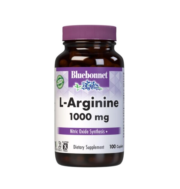 Version 1.0.0 Frente de etiqueta BlueBonnet L-Arginine 1000 mg