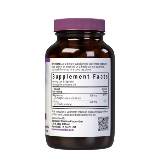 Version 1.0.0 BlueBonnet Magnesio Calcio cápsulas envase