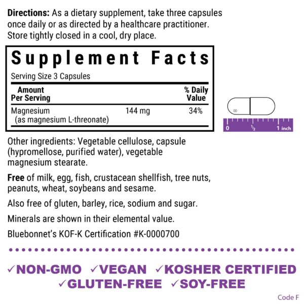 Version 1.0.0 Cápsulas de Magtein en botella