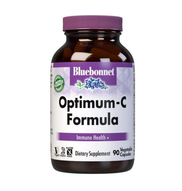 Cápsulas vegetales BlueBonnet Optimum C Formula