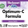 Frasco y etiqueta BlueBonnet Optimum C Formula