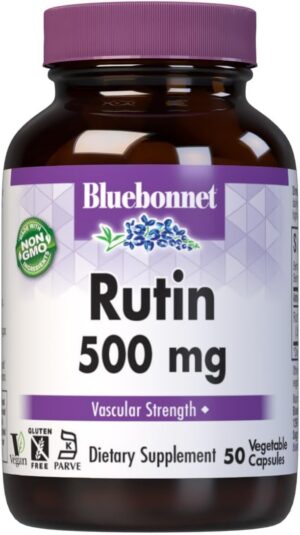 Bluebonnet rutin 500 mg cápsulas vegetales