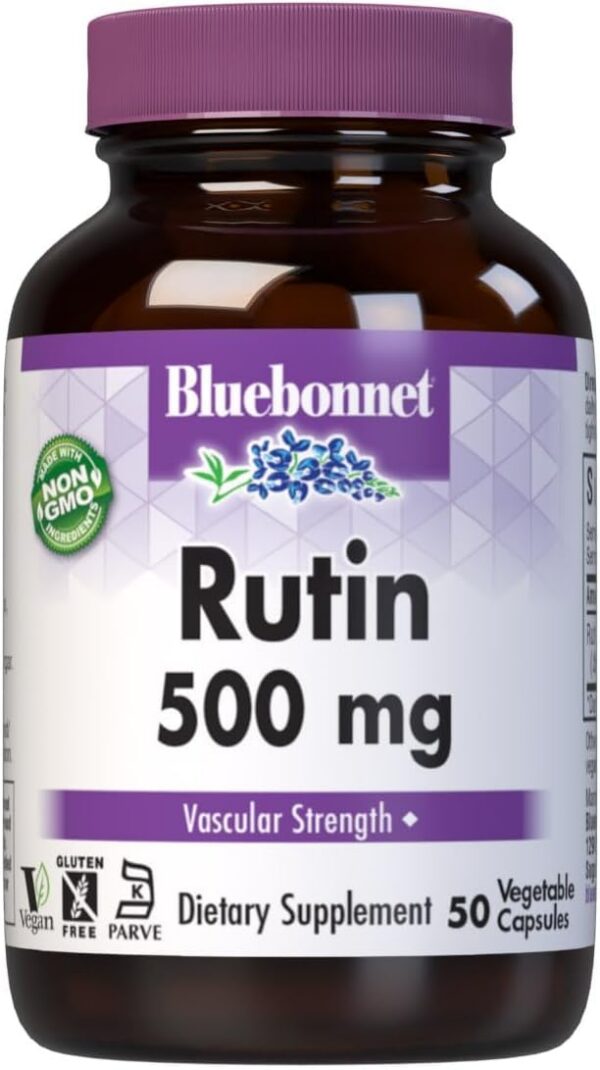 Bluebonnet rutin 500 mg cápsulas vegetales